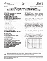 DataSheet OPA211 pdf